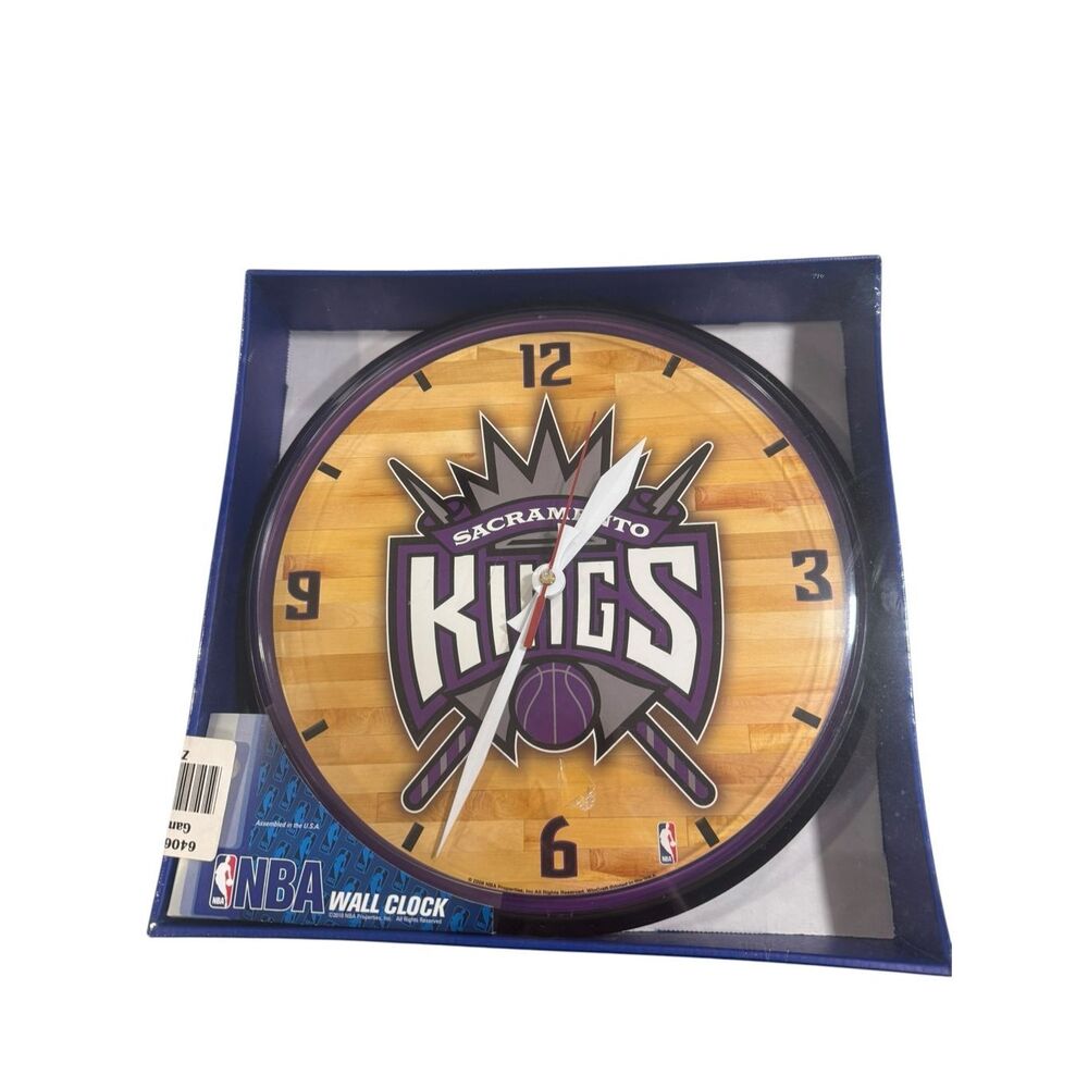 Sacramento Kings Wincraft 12 inch Wall Clock NEW